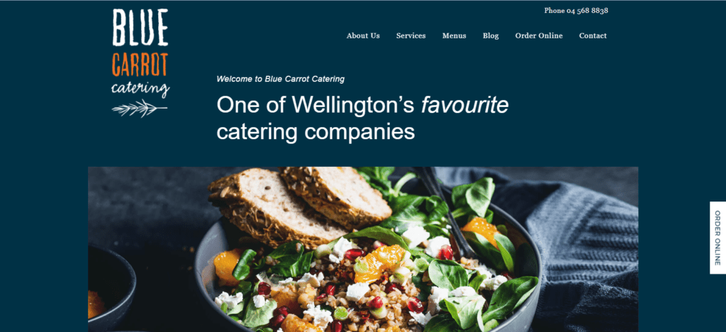 blue carrot catering