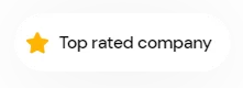 top rated company logo