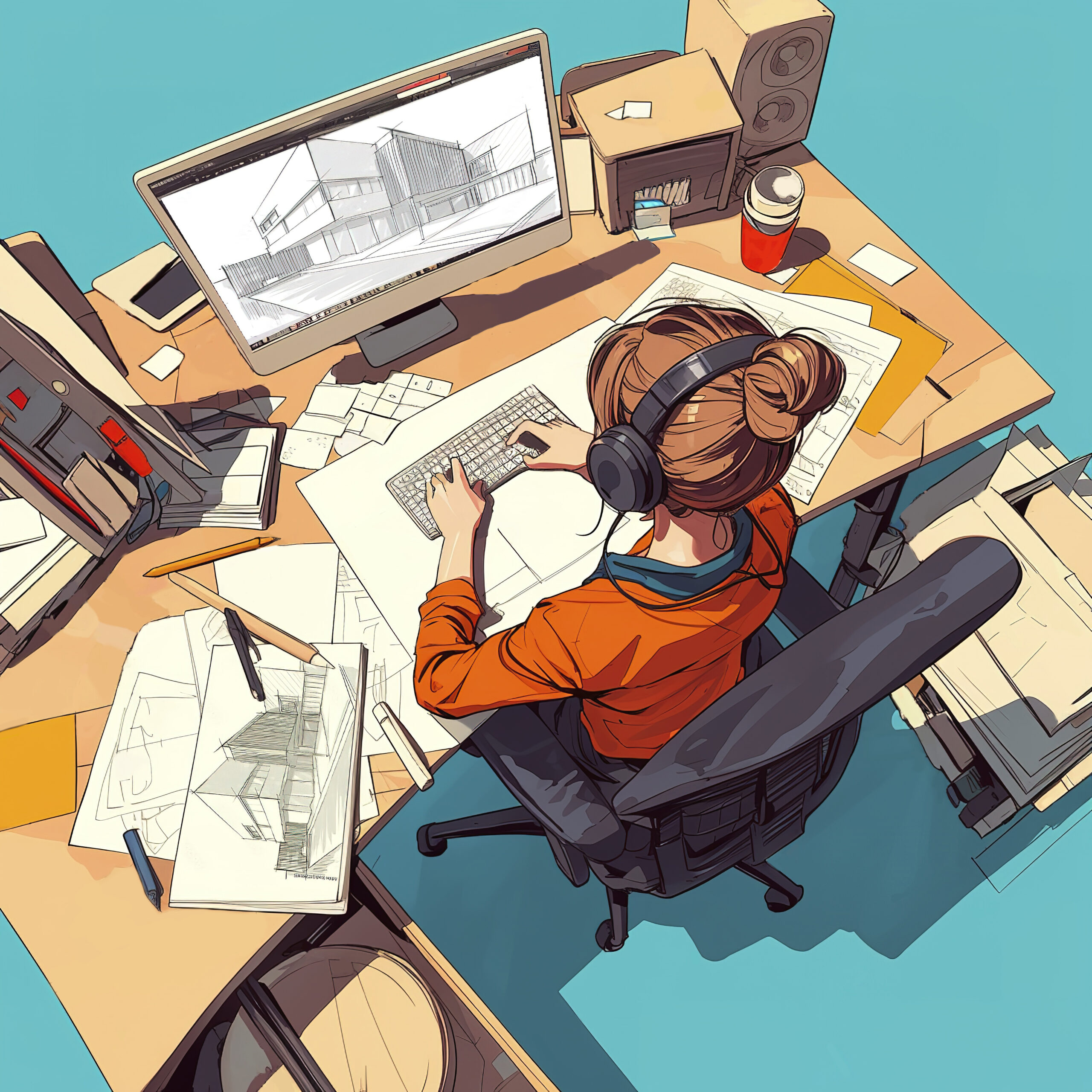 designer on work